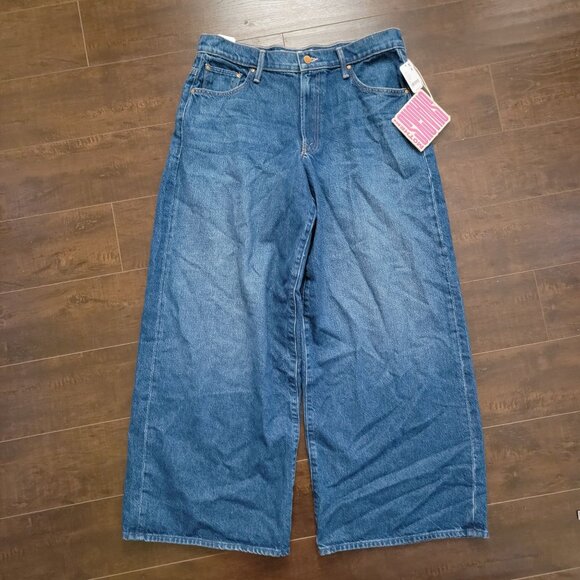 Snacks by MOTHER The Rigatoni Sneak Jeans Womens 30 Y2K Boho Baggy Relaxed - Picture 2 of 8